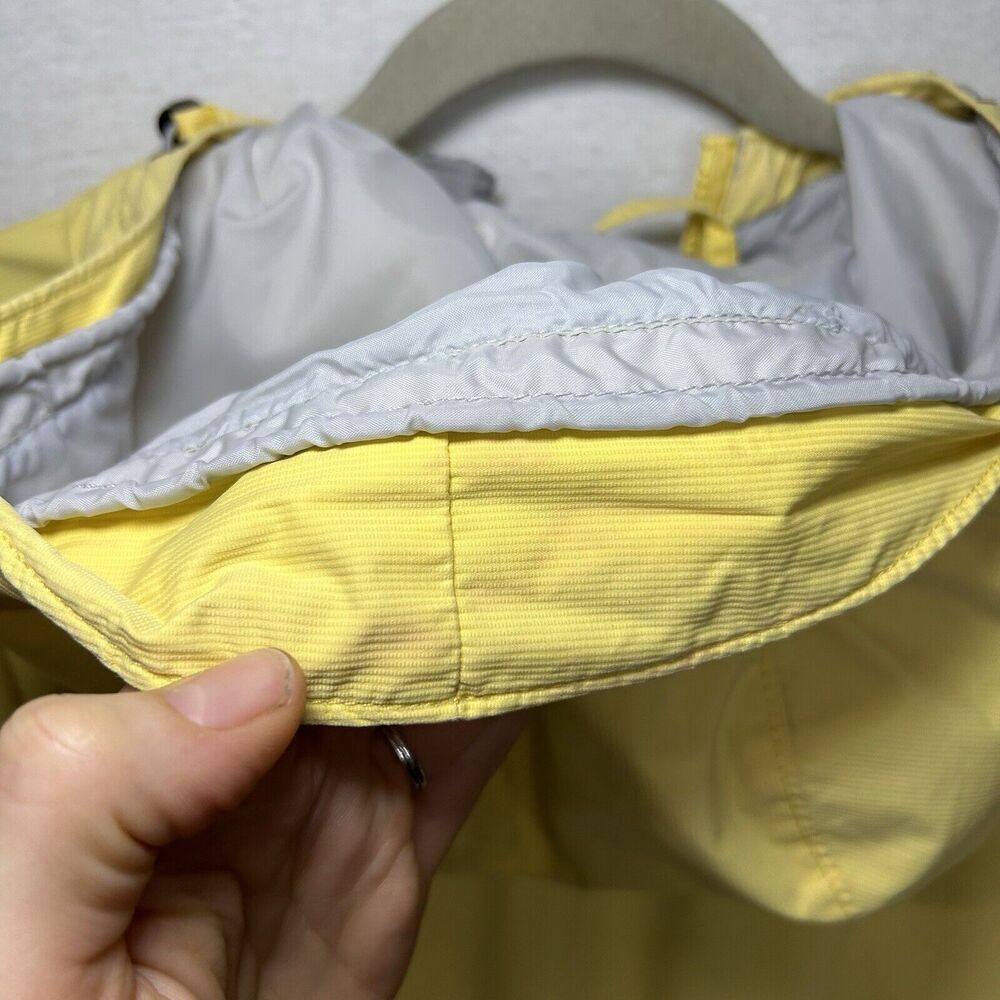 Columbia Windbreaker Light Jacket Women's XL Yellow Hooded - Picture 11 of 11